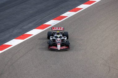 Bahreyn GP GP F1 2025, 28 Şubat 2025, Sakhir, Bahreyn - Haas için Formula 1 Oliver Bearman sürücüsü