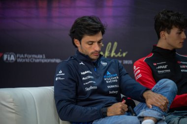 Bahreyn GP GP F1 2025, 28 Şubat 2025, Sakhir, Bahreyn - Formula 1 Carlos Sainz Williams sürücüsü
