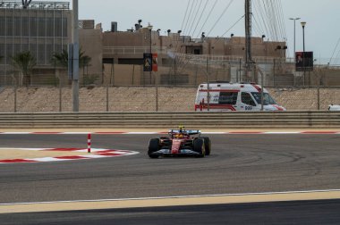 Bahreyn GP F1 2025, 28 Şubat 2025, Sakhir, Bahreyn - Ferrari Formula 1 Lewis Hamilton sürücüsü