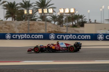 Bahreyn GP F1 2025, 28 Şubat 2025, Sakhir, Bahreyn - Ferrari Formula 1 Lewis Hamilton sürücüsü