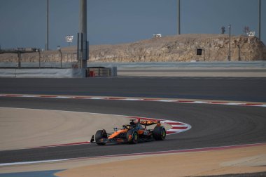 Bahreyn GP GP F1 2025, 28 Şubat 2025, Sakhir, Bahreyn - McLaren Formula 1 Oscar Piastri sürücüsü