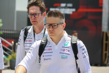 SuudiGP GP GP F1 2025, 17 Nisan 2025, Jeddah, Suudi Arabistan - Formula 1 Bono Mercedes