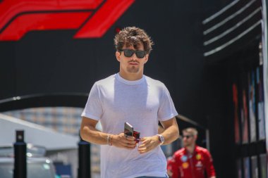 SuudiGP GP GP F1 2025, 17 Nisan 2025, Jeddah, Suudi Arabistan - Ferrari Formula 1 Charles Leclerc sürücüsü