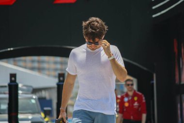 SuudiGP GP GP F1 2025, 17 Nisan 2025, Jeddah, Suudi Arabistan - Ferrari Formula 1 Charles Leclerc sürücüsü