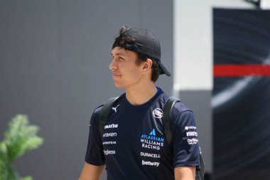 SuudiGP GP GP F1 2025, 17 Nisan 2025, Jeddah, Suudi Arabistan - Williams için Formula 1 Alexander Albon sürücüsü