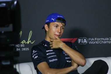 SuudiGP GP GP F1 2025, 17 Nisan 2025, Jeddah, Suudi Arabistan - Williams için Formula 1 Alexander Albon sürücüsü