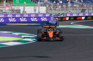SuudiGP GP GP F1 2025, 18 Nisan 2025, Jeddah, Suudi Arabistan - McLaren Formula 1 Oscar Piastri sürücüsü