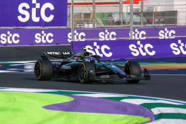 SuudiGP GP GP F1 2025, 18 Nisan 2025, Jeddah, Suudi Arabistan - Mercedes 'in Formula 1 Kimi Antonelli sürücüsü