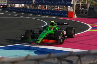 SuudiGP GP GP F1 2025, 18 Nisan 2025, Jeddah, Suudi Arabistan - Suuber Formula 1 Gabriel Bortoleto sürücüsü