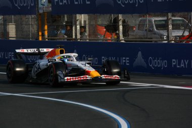 SuudiGP GP GP F1 2025, 18 Nisan 2025, Jeddah, Suudi Arabistan - Red Bull için Formula 1 Isack Hadjar sürücüsü