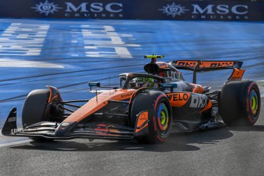 SuudiGP GP GP F1 2025 19 Nisan 2025 tarihinde Jeddah, Suudi Arabistan 'da - McLaren Formula 1 Lando Norris sürücüsü
