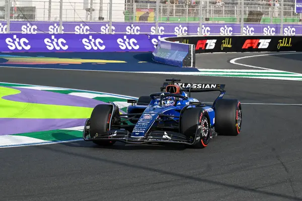 SuudiGP GP GP F1 2025 19 Nisan 2025 'te Suudi Arabistan Jeddah' da - Williams için Formula 1 Alexander Albon sürücüsü