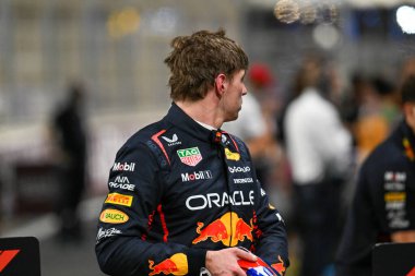 SuudiGP GP GP F1 2025 19 Nisan 2025 Jeddah, Suudi Arabistan - Red Bull için Formula 1 Max Verstappen sürücüsü