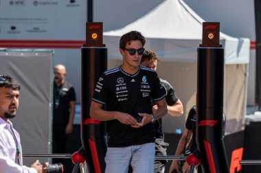 ImolaGP GP GP F1 2025, 16 Mayıs 2025, Imola, Emilia Romagna - Mercedes için Formula 1 George Russell sürücüsü