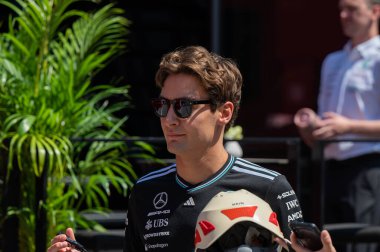 ImolaGP GP GP F1 2025, 16 Mayıs 2025, Imola, Emilia Romagna - Mercedes için Formula 1 George Russell sürücüsü