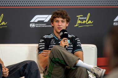 ImolaGP GP GP F1 2025, 16 Mayıs 2025, Imola, Emilia Romagna - Mercedes için Formula 1 Kimi Antonelli sürücüsü