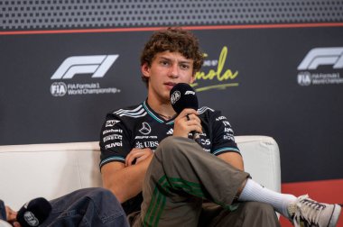 ImolaGP GP GP F1 2025, 16 Mayıs 2025, Imola, Emilia Romagna - Mercedes için Formula 1 Kimi Antonelli sürücüsü