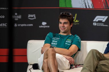 ImolaGP GP GP F1 2025, 16 Mayıs 2025, Imola, Emilia Romagna - Aston Martin için Formula 1 Lance Stroll sürücüsü