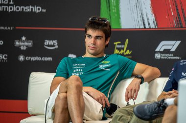 ImolaGP GP GP F1 2025, 16 Mayıs 2025, Imola, Emilia Romagna - Aston Martin için Formula 1 Lance Stroll sürücüsü