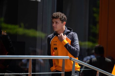 ImolaGP GP GP F1 2025, 16 Mayıs 2025, Imola, Emilia Romagna - McLaren için Formula 1 Lando Norris sürücüsü