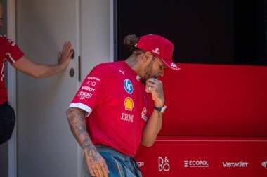 ImolaGP GP GP F1 2025, 16 Mayıs 2025, Imola, Emilia Romagna - Ferrari Formula 1 Lewis Hamilton sürücüsü