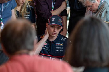 ImolaGP GP GP F1 2025, 16 Mayıs 2025, Imola, Emilia Romagna - Red Bull için Formula 1 Max Verstappen sürücüsü