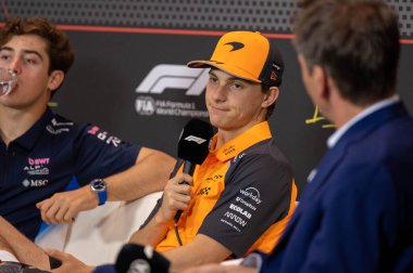 ImolaGP GP GP F1 2025, 16 Mayıs 2025, Imola, Emilia Romagna - McLaren için Formula 1 Oscar Piastri sürücüsü