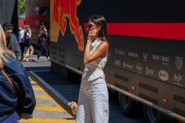 ImolaGP GP GP F1 2025, 16 Mayıs 2025, Imola, Emilia Romagna - Formula 1 Alexandra Saint mleux Ferrari