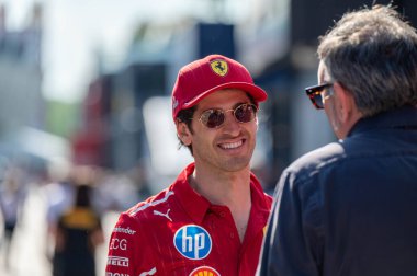 ImolaGP GP GP F1 2025, 16 Mayıs 2025, Imola, Emilia Romagna - Ferrari Formula 1 Antonio Giovinazzi sürücüsü