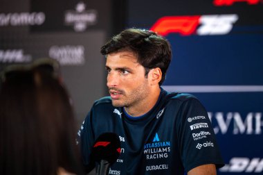 ImolaGP GP GP F1 2025, 16 Mayıs 2025, Imola, Emilia Romagna - Williams Formula 1 Carlos Sainz sürücüsü