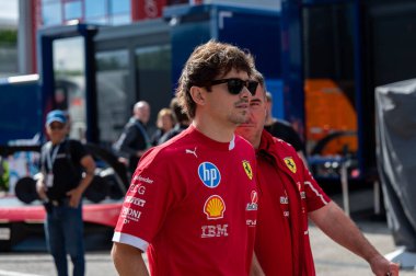 ImolaGP GP GP F1 2025, 16 Mayıs 2025, Imola, Emilia Romagna - Ferrari Formula 1 Charles Leclerc sürücüsü