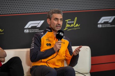 ImolaGP GP GP F1 2025, 16 Mayıs 2025, Imola, Emilia Romagna - Formula 1 Andrea Stella McLaren