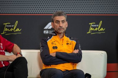 ImolaGP GP GP F1 2025, 16 Mayıs 2025, Imola, Emilia Romagna - Formula 1 Andrea Stella McLaren