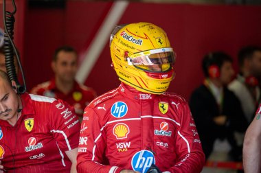 ImolaGP GP GP F1 2025, 16 Mayıs 2025, Imola, Emilia Romagna - Ferrari Formula 1 Lewis Hamilton sürücüsü