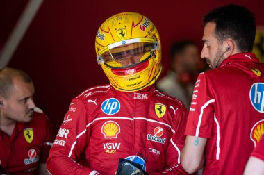 ImolaGP GP GP F1 2025, 16 Mayıs 2025, Imola, Emilia Romagna - Ferrari Formula 1 Lewis Hamilton sürücüsü