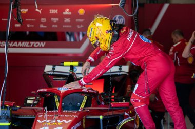 ImolaGP GP GP F1 2025, 16 Mayıs 2025, Imola, Emilia Romagna - Ferrari Formula 1 Lewis Hamilton sürücüsü