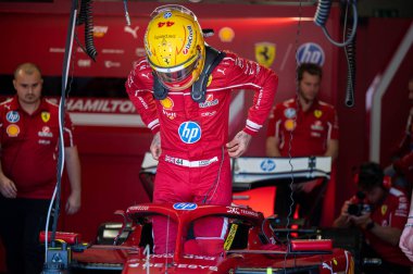 ImolaGP GP GP F1 2025, 16 Mayıs 2025, Imola, Emilia Romagna - Ferrari Formula 1 Lewis Hamilton sürücüsü