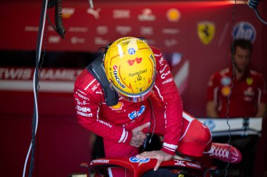 ImolaGP GP GP F1 2025, 16 Mayıs 2025, Imola, Emilia Romagna - Ferrari Formula 1 Lewis Hamilton sürücüsü