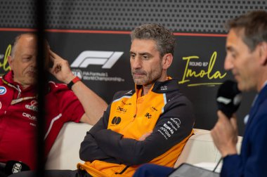 ImolaGP GP GP F1 2025, 16 Mayıs 2025, Imola, Emilia Romagna - Formula 1 Andrea Stella McLaren