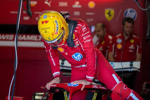 ImolaGP GP GP F1 2025, 16 Mayıs 2025, Imola, Emilia Romagna - Ferrari Formula 1 Lewis Hamilton sürücüsü