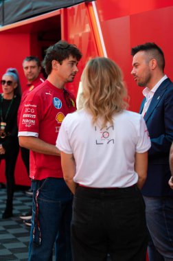 ImolaGP GP GP F1 2025, 16 Mayıs 2025, Imola, Emilia Romagna - Ferrari Formula 1 Charles Leclerc sürücüsü