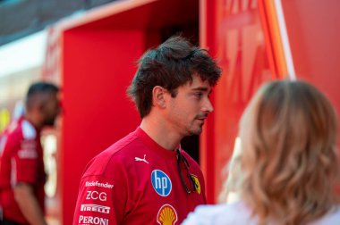 ImolaGP GP GP F1 2025, 16 Mayıs 2025, Imola, Emilia Romagna - Ferrari Formula 1 Charles Leclerc sürücüsü