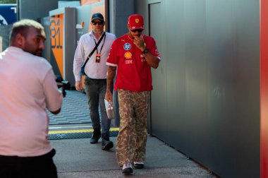 ImolaGP GP GP F1 2025, 16 Mayıs 2025, Imola, Emilia Romagna - Ferrari Formula 1 Lewis Hamilton sürücüsü