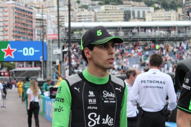 MonacoGP GP GP F1 2025, 25 Mayıs 2025, Monte Carlo, Monaco - Sauber Formula 1 Gabriel Bortoleto sürücüsü