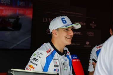 MonacoGP GP GP F1 2025, 25 Mayıs 2025, Monte Carlo, Monaco - Red Bull için Formula 1 Isack Hadjar sürücüsü