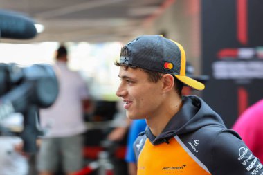 MonacoGP GP GP F1 2025, 25 Mayıs 2025, Monte Carlo, Monaco - McLaren için Formula 1 Lando Norris sürücüsü