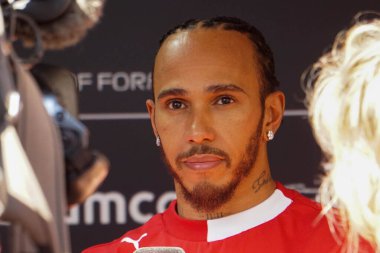 MonacoGP GP GP F1 2025, 25 Mayıs 2025, Monte Carlo, Monaco - Formula 1 Lewis Hamilton Ferrari sürücüsü