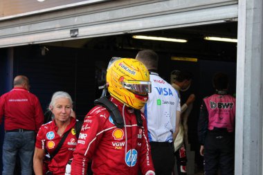 MonacoGP GP GP F1 2025, 25 Mayıs 2025, Monte Carlo, Monaco - Formula 1 Lewis Hamilton Ferrari sürücüsü