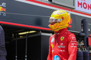 MonacoGP GP GP F1 2025, 25 Mayıs 2025, Monte Carlo, Monaco - Formula 1 Lewis Hamilton Ferrari sürücüsü