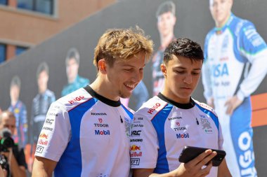 MonacoGP GP GP F1 2025, 25 Mayıs 2025, Monte Carlo, Monaco - Formula 1 Liam Lawson Yarış Bulls sürücüsü